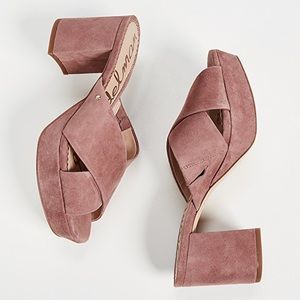Sam Edelman Jayne Dusty Rose Platform Sandal 6.5